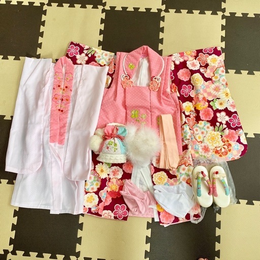 式部浪漫　七五三　着物　 3歳　
フルセット