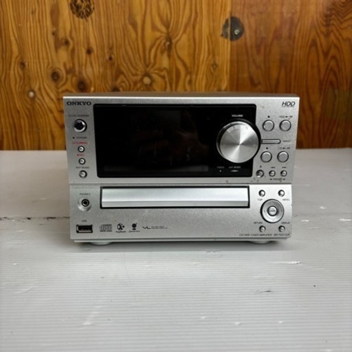 s0920603 通電確認済 ONKYO オンキョー BR-NX10A CD HDD TUNER AMPLIFIER チューナーアンプ オーディオ機器 中古品