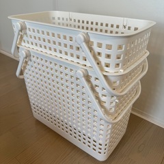 Tioni ランドリーバスケット2個　KEYUKAの画像