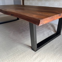 木製ローテーブル　の画像