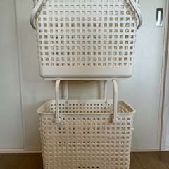 Tioni ランドリーバスケット2個　KEYUKAの画像