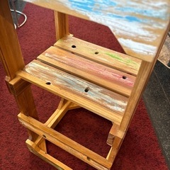 オールドチーク ハイスツール スツール オープンラック ラック 収納 チェア シンプル ナチュラル おしゃれ インテリア ガーデンチェア ガーデンの画像