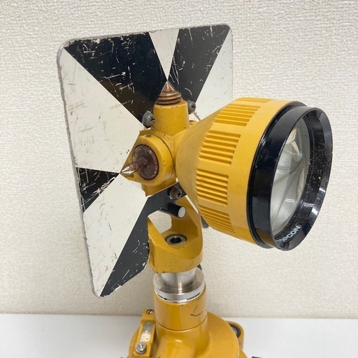 a0916604 トプコン TOPCOM 測量機 素子プリズム 測量機器 196mm 反射 建設 建設機材 工具 道具 シリーズ 中古