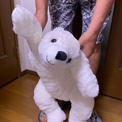 【未使用】IKEAしろくまぬいぐるみの画像