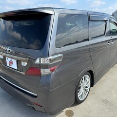 神奈川【自社ローン】保証人無可★全国対応★ヴェルファイア【2.4Z プラチナムセレクション】社外19インチAW/両側パワスラ/バックカメラ/スマートキー/サンルーフ/フリップダウンモニター/後席オットマン/パワーバックドア/TV/ドラレコ/DVD再生/ETCの画像