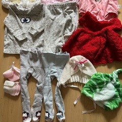 大量14点 秋冬用 女の子ベビー服 (のえりさ) 谷在家のベビー用品 