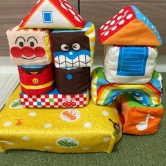 ベビラボアンパンマン  やわらかつみき　赤ちゃん　ソフトブロック