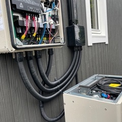 エアコン　太陽光　蓄電池工事などの作業の画像