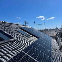 エアコン　太陽光　蓄電池工事などの作業の画像