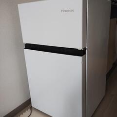 ハイセンス 冷蔵庫87L （使用一ヶ月　引取り限定）