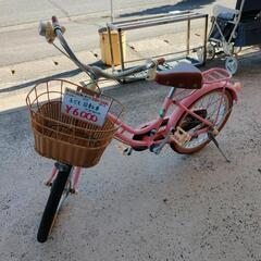 ブリヂストン☆子供用自転車・YK8C56052,ピンク色、18イ...