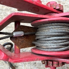 荷締め機　ワイヤーの画像