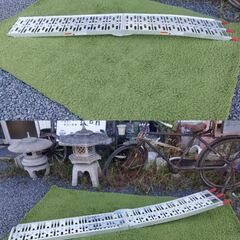ミニモト モーターサイクル用 アルミ製 ロングスロープ 折りたたみ式　/MJ-0955 1FOの画像
