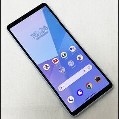 美品 Xperia 10 VI SOG14 ブルー (au 〇判...