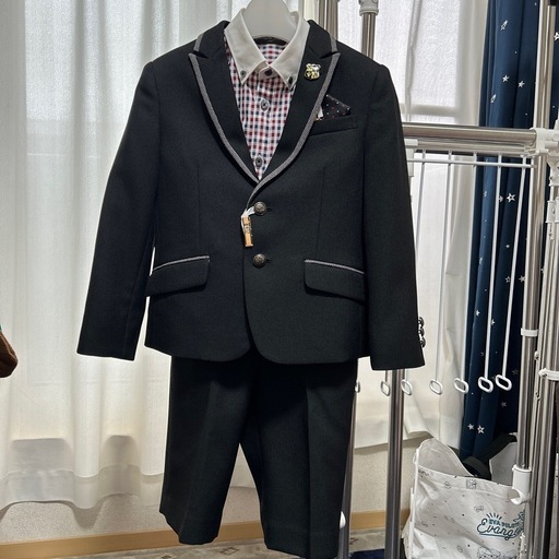 キッズフォーマルスーツ　120 卒園入学　挙式　美品
