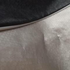 プーマのスポーツバッグシルバー&黒、中古の画像