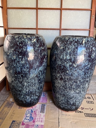 【GO-196】花瓶 大型 フラワースタンド 陶器