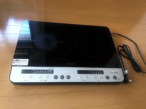 IH2口コンロ高級機、現状動作品、早い者勝ち！