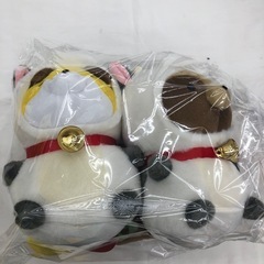 ★ジモティー割引有★たぬきときつねハッピーバッグぬいぐるみセット