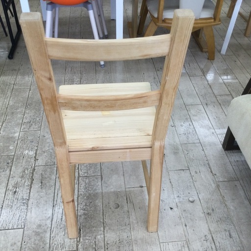 ナチュラル　IKEA／イケア　 3点ダイニングセット　天板折りたたみでコンパクトサイズ　参考価格¥38699 No.986