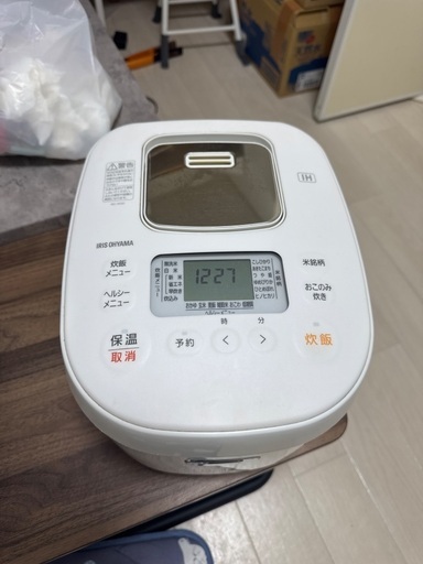 美品　IHジャー　炊飯器　5合炊き
