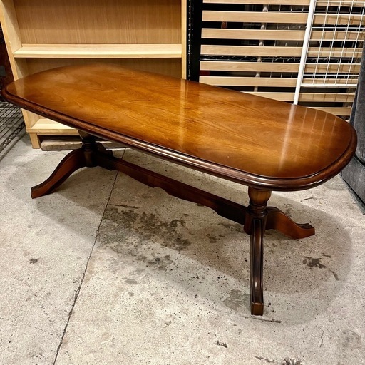《売約済》10/27まで【武蔵小山店】 カリモク karimoku コロニアル センターテーブル ローテーブル ブナ材 幅120cm 
