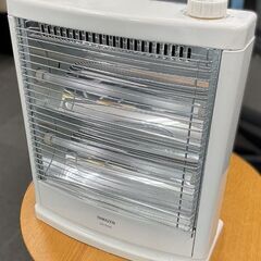 【YAMAZEN】電気ストーブ DS-D086（白／ホワイト）山善 小型ヒーター 電気ヒーター 暖房器具 800Wの画像