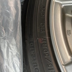 スタッドレスホイールタイヤ4本セット215/50R17 ヨコハマアイスガードIG50 2019年製の画像