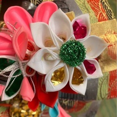 レトロ可愛い❤️飾り帯and髪飾りの画像