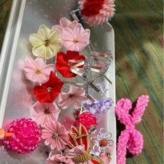 レトロ可愛い❤️飾り帯and髪飾りの画像