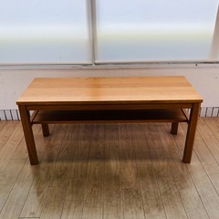 無印良品　無垢材ベンチ