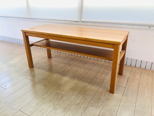 無印良品　無垢材ベンチ