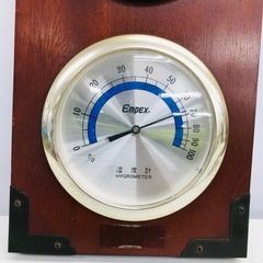 ⭐️レトロ⭐️EMPEX 温度湿度計の画像