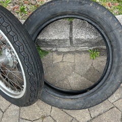 急募‼️バイク、ホイール付きタイヤと燃料タンク他の画像