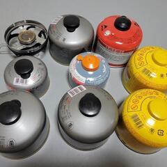 キャンプ用ガスバーナーとボンベセット