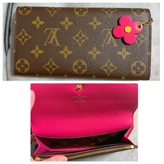 美品ルイヴィトン モノグラム ポルトフォイユ エミリー 長財布 ブランドの画像