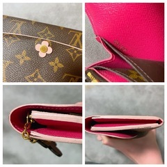 美品ルイヴィトン モノグラム ポルトフォイユ エミリー 長財布 ブランドの画像