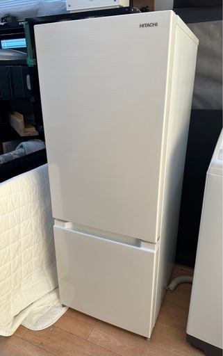 【引取】HITACHI / 日立 冷蔵庫 2ドア 154L RL-154KA ★2020年製★動作確認済