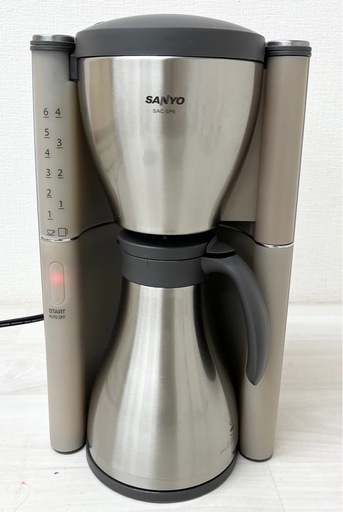 【未使用品】SANYO サンヨー SAC-SP6 ドリップ式 コーヒーメーカー 水容器一体型 2010年製 キッチン家電