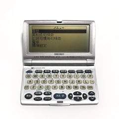 SEIKO 電子辞書 SR960 シルバー