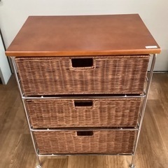 ラタンチェスト【町田市再生家具】241574