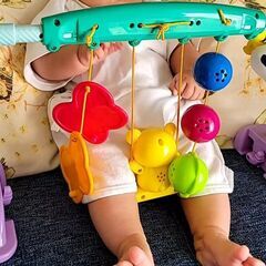 ０ヶ月から使えるベビージム【値下げしました】の画像