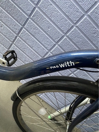 電動アシスト自転車 PAS With パス ウィズ ノーブルネイビー PA26W