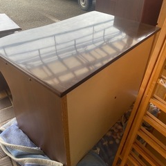 小泉　学習机 勉強机 デスク　サイドワゴンの画像