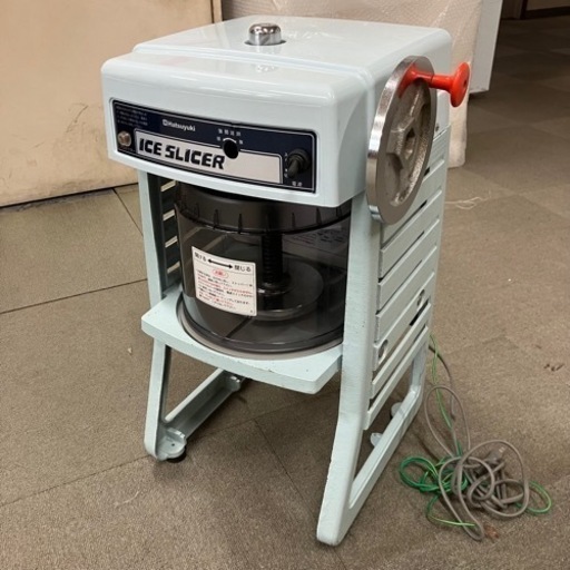 電動かき氷機（ブロック氷用）初雪HF-300P⭐︎在庫10台！複数購入可！【127】