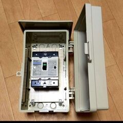 電気工事に必要　河村電器産業　漏電ブレーカ　40A　＋　ウオルボックス　セットの画像
