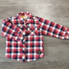 Wrangler 95cm チェックシャツ　長袖