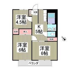 🉐フリーレント賃貸⭐️北国分駅⭐️コンビニ徒歩3分！洗面所独立、...