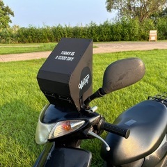【新品】バイク用スマホカバー（ホルダー付き）日除雨よけ配達デリバリーの画像