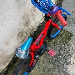 HUFFY16インチ2輪車SPIDER-MANキッズキャラクターバイクスパイダーマン🕷️自転車🍉プロフ必読の画像